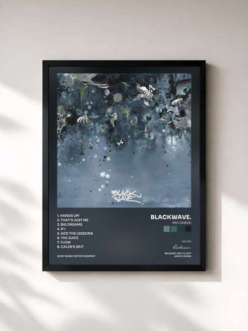 blackwave. · Mic Check — Affiche encadrée
