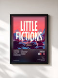 #noir Tableau de l'album Little Fictions de Elbow, cadre noir, imprimé et encadré en France