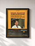 #noir Tableau de l'album The Door Is Still Open to My Heart de Dean Martin, cadre noir, imprimé et encadré en France
