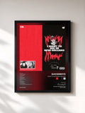 #noir Tableau de l'album I Want to Die in New Orleans de $uicideboy$, cadre noir, imprimé et encadré en France