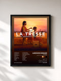 #noir Tableau de l'album La Tresse (Original Motion Picture Soundtrack) de Ludovico Einaudi, cadre noir, imprimé et encadré en France