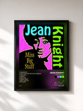 #noir Tableau de l'album Miss Big Stuff de Jean Knight, cadre noir, imprimé et encadré en France