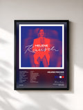 #noir Tableau de l'album Rausch (Deluxe) de Helene Fischer, cadre noir, imprimé et encadré en France
