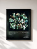 #noir Tableau de l'album Good Morning It's Now Tomorrow de Matt Maltese, cadre noir, imprimé et encadré en France