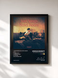 #noir Tableau de l'album Sad Songs In A Hotel Room de Joshua Bassett, cadre noir, imprimé et encadré en France