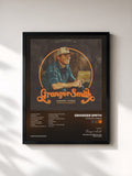 #noir Tableau de l'album Country Things de Granger Smith, cadre noir, imprimé et encadré en France