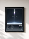 #noir Tableau de l'album Gravity (Deluxe) de Gryffin, cadre noir, imprimé et encadré en France