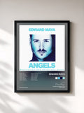 #noir Tableau de l'album Angels de Edward Maya, cadre noir, imprimé et encadré en France