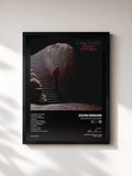 #noir Tableau de l'album Seasons Of The Heart de John Denver, cadre noir, imprimé et encadré en France
