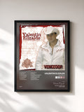#noir Tableau de l'album Vencedor de Valentin Elizalde, cadre noir, imprimé et encadré en France