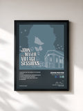 #noir Tableau de l'album The Village Sessions de John Mayer, cadre noir, imprimé et encadré en France