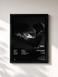 #noir Tableau de l'album GREY Area de Little Simz, cadre noir, imprimé et encadré en France