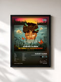 #noir Tableau de l'album The Product III: stateofEMERGEncy de August Alsina, cadre noir, imprimé et encadré en France