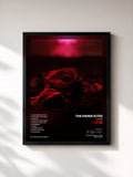 #noir Tableau de l'album Roses de The Paper Kites, cadre noir, imprimé et encadré en France