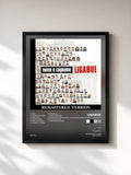 #noir Tableau de l'album Nome e cognome [Remastered Version] de Ligabue, cadre noir, imprimé et encadré en France