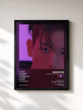 #noir Tableau de l'album Delight - The 2nd Mini Album de BAEKHYUN, cadre noir, imprimé et encadré en France