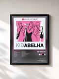 #noir Tableau de l'album iCollection de Kid Abelha, cadre noir, imprimé et encadré en France