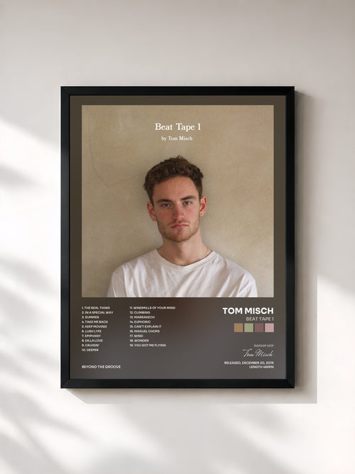 Tom Misch · Beat Tape 1 — Affiche encadrée