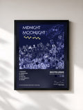 #noir Tableau de l'album Midnight Moonlight EP de Ravyn Lenae, cadre noir, imprimé et encadré en France