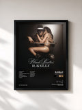 #noir Tableau de l'album Black Panties de R. Kelly, cadre noir, imprimé et encadré en France