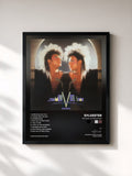 #noir Tableau de l'album Mutual Attraction de Sylvester, cadre noir, imprimé et encadré en France