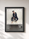 #noir Tableau de l'album Bailemos Otra Vez de Chayanne, cadre noir, imprimé et encadré en France