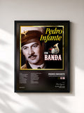 #noir Pedro Infante Con Banda von Pedro Infante als gerahmter Kunstdruck, schwarzer Rahmen, gedruckt und gerahmt in Frankreich