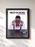 #noir Tableau de l'album Nego Resolve de Nego do Borel, cadre noir, imprimé et encadré en France