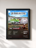 #noir Tableau de l'album Un Chamaco Sin Futuro de LEGADO 7, cadre noir, imprimé et encadré en France
