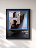 #noir Tableau de l'album In The Heat Of The Night de Pat Benatar, cadre noir, imprimé et encadré en France