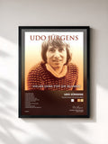 #noir Tableau de l'album Vielen Dank für die Blumen de Udo Jürgens, cadre noir, imprimé et encadré en France