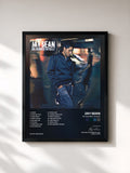 #noir Tableau de l'album Me Against Myself de Jay Sean, cadre noir, imprimé et encadré en France
