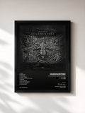 #noir Tableau de l'album The Return Of Headhunterz de Headhunterz, cadre noir, imprimé et encadré en France