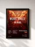 #noir Tableau de l'album The Arising de Michael Schulte, cadre noir, imprimé et encadré en France