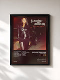 #noir Tableau de l'album Love Me Back de Jazmine Sullivan, cadre noir, imprimé et encadré en France