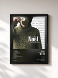#noir Tableau de l'album Wrong Places de Noel, cadre noir, imprimé et encadré en France