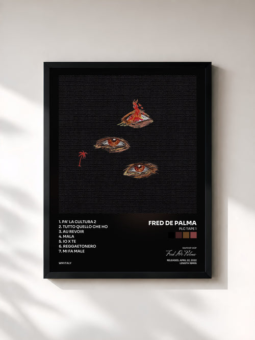Fred De Palma · PLC tape 1 — Affiche encadrée