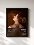 #noir Tableau de l'album Born In A Storm de Douwe Bob, cadre noir, imprimé et encadré en France