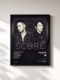 #noir Tableau de l'album The Score EP 2 de The Score, cadre noir, imprimé et encadré en France