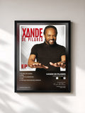 #noir Tableau de l'album Xande de Pilares - EP de Xande De Pilares, cadre noir, imprimé et encadré en France