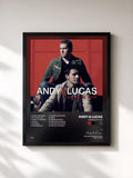 #noir Tableau de l'album Ganas De Vivir de Andy & Lucas, cadre noir, imprimé et encadré en France