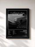 #noir Californication TV Series (Music Inspired by the TV Series) di Fandom in stampa incorniciata, cornice nera, stampata e incorniciata in Francia