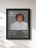 #noir Tableau de l'album La Miel De Mis Primeros Éxitos de Luis Miguel, cadre noir, imprimé et encadré en France