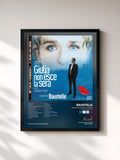 #noir Tableau de l'album Giulia non esce la sera (Original Soundtrack) de Baustelle, cadre noir, imprimé et encadré en France