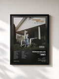#noir Tableau de l'album One Thing At A Time de Morgan Wallen, cadre noir, imprimé et encadré en France