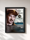 #noir Tableau de l'album 56 Aniversario de Pedro Infante, cadre noir, imprimé et encadré en France