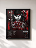 #noir Tableau de l'album Queenkiller de Favorite, cadre noir, imprimé et encadré en France