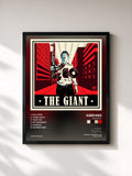 #noir Tableau de l'album The Giant de Kidd Keo, cadre noir, imprimé et encadré en France