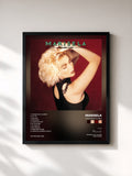 #noir Tableau de l'album Hablamos Claro de Marisela, cadre noir, imprimé et encadré en France