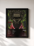 #noir Tableau de l'album Goin' Ape de Stalley, cadre noir, imprimé et encadré en France